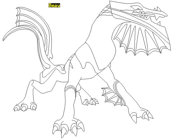 Dragon Booster Fan Art: Beau
